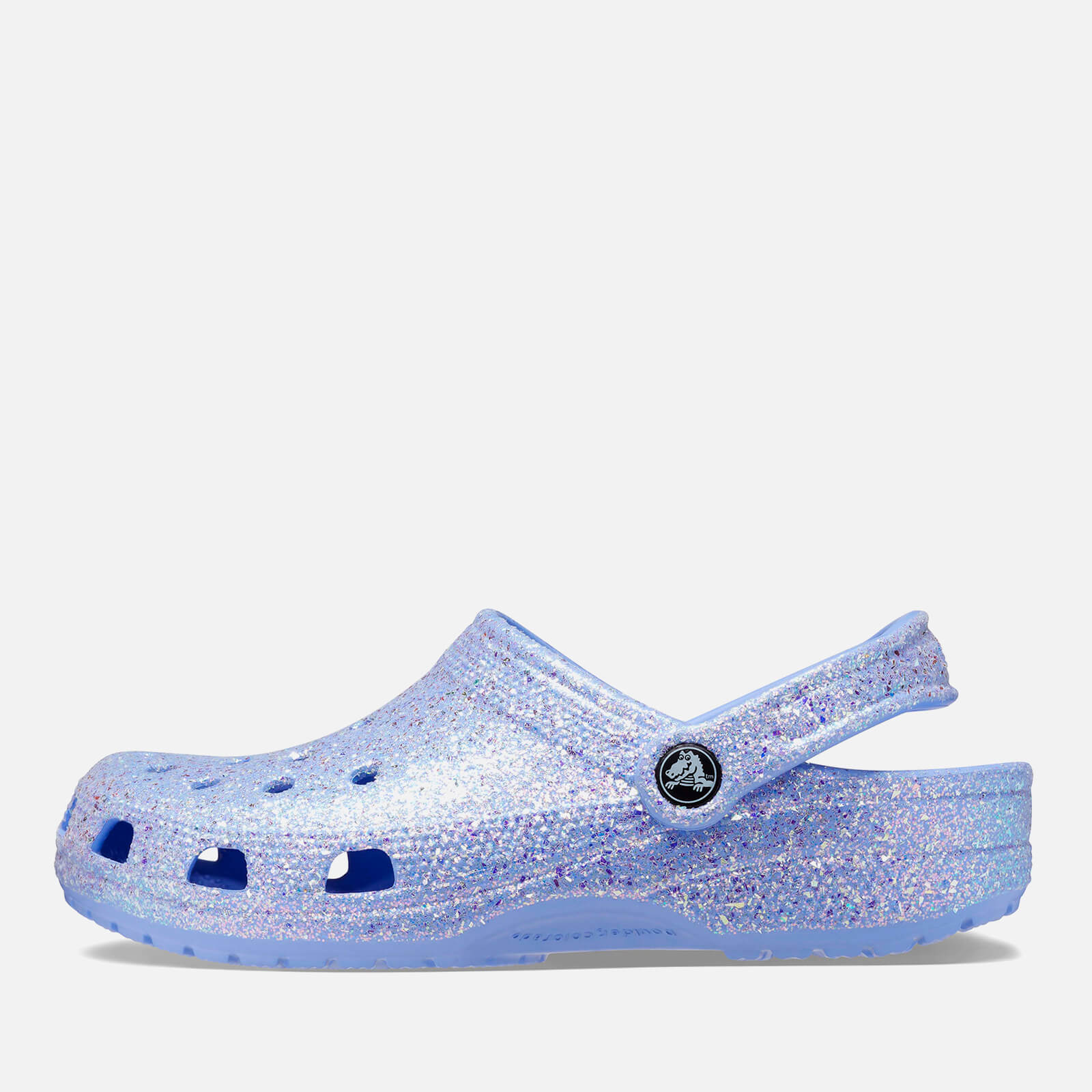 Crocs Women's Glitter Classic Clogs - Moon Jelly - M3/W4