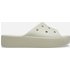 Crocs Women's Classic Platform Slide Sandals - Bone - W3