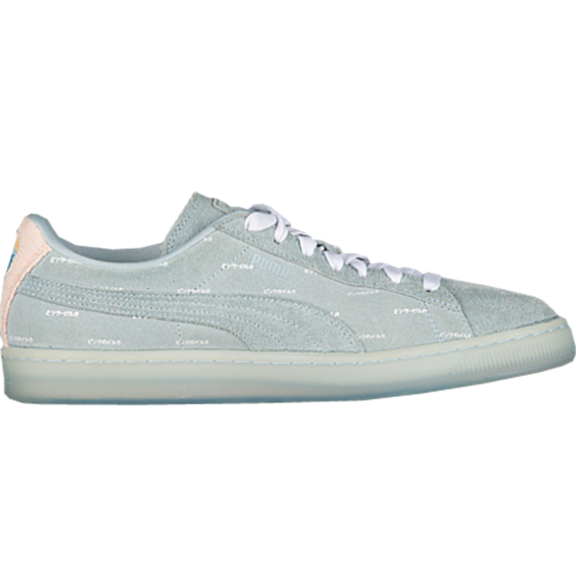 Puma Suede Pink Dolphin Blue