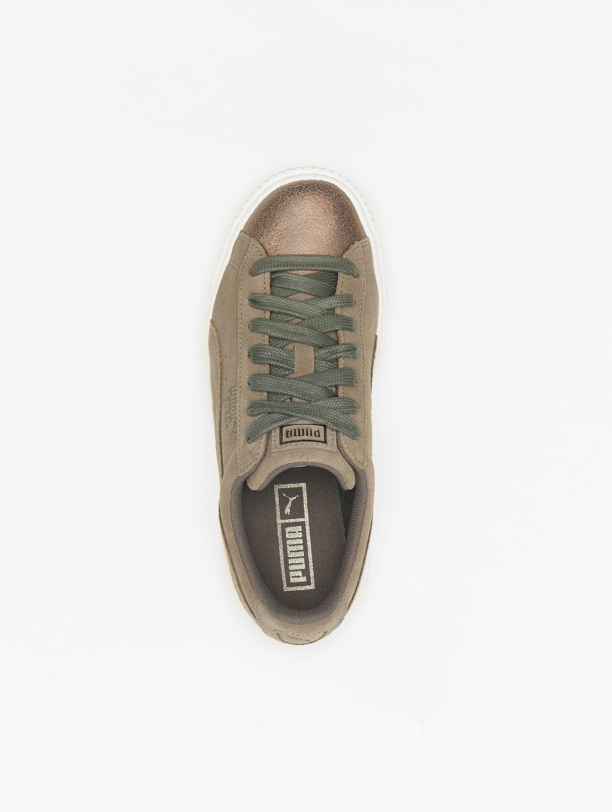 Puma Frauen Sneaker Suede Platform in grau