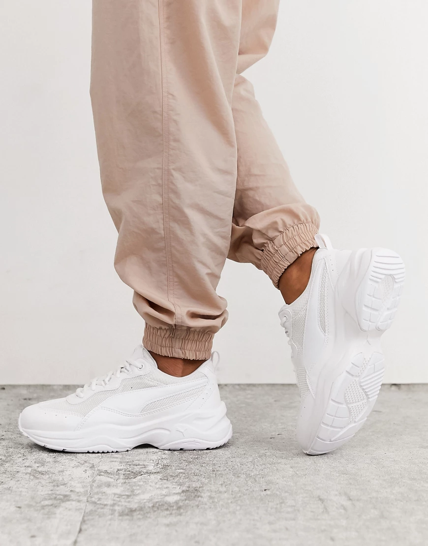 Puma – Cilia – Klobige Sneaker in Weiß