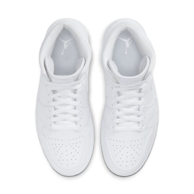 Air Jordan 1 Mid Schuh - Weiß