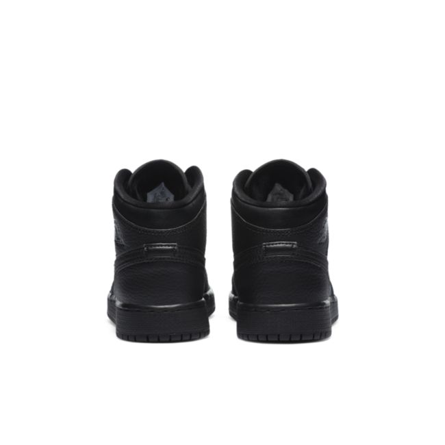 Air Jordan 1 Mid Schuh für ältere Kinder - Schwarz