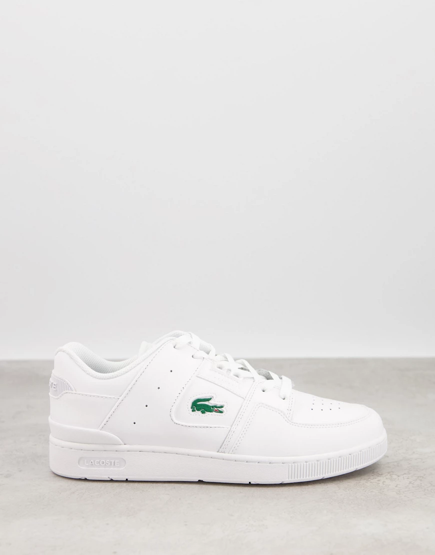 Lacoste – Court Cage – Sneaker in Triple-Weiß