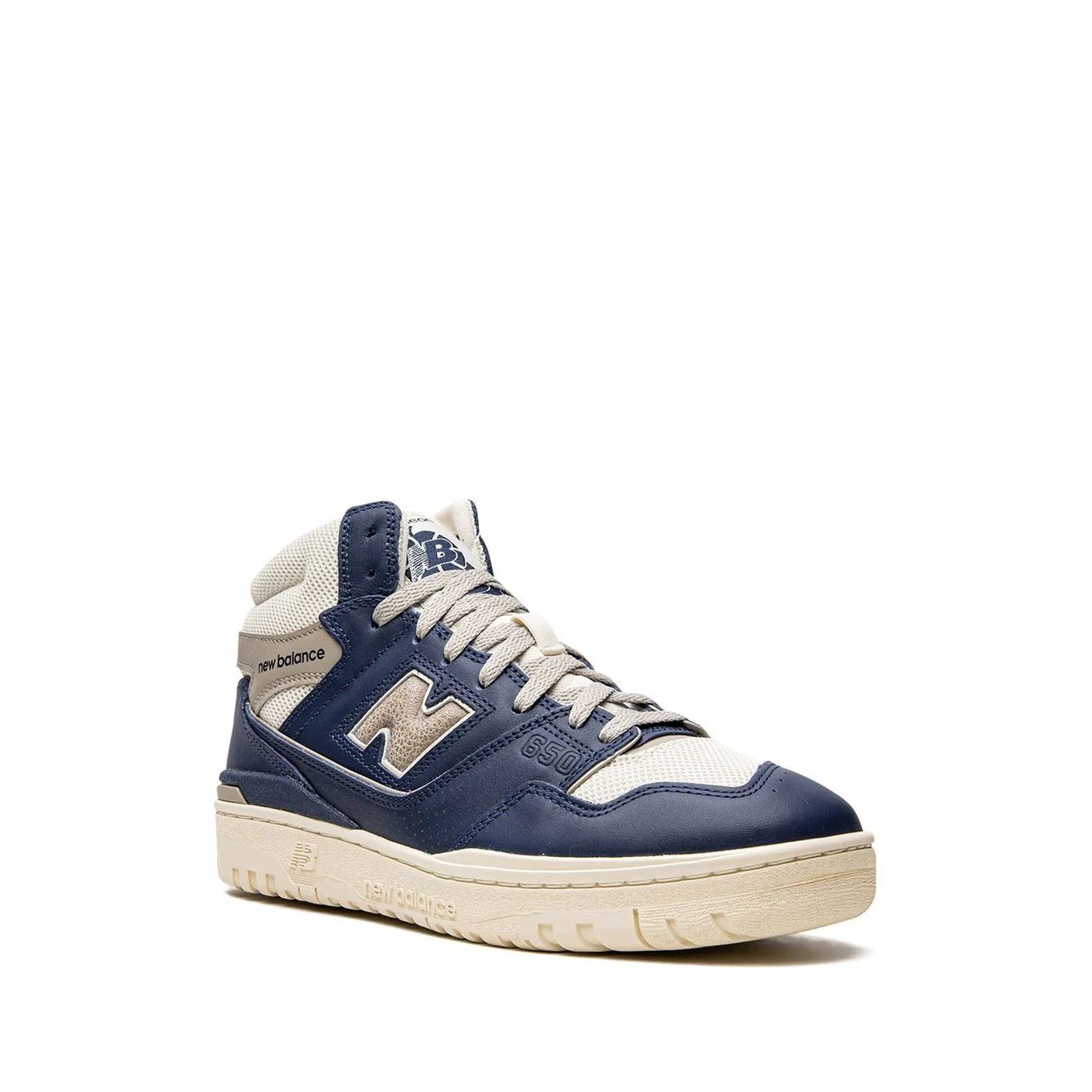 New Balance 650 leather high-top sneakers - Blau