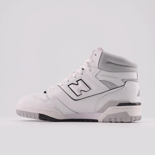 New Balance Herren 650 in Weiß/Grau, Leather, Größe 36
