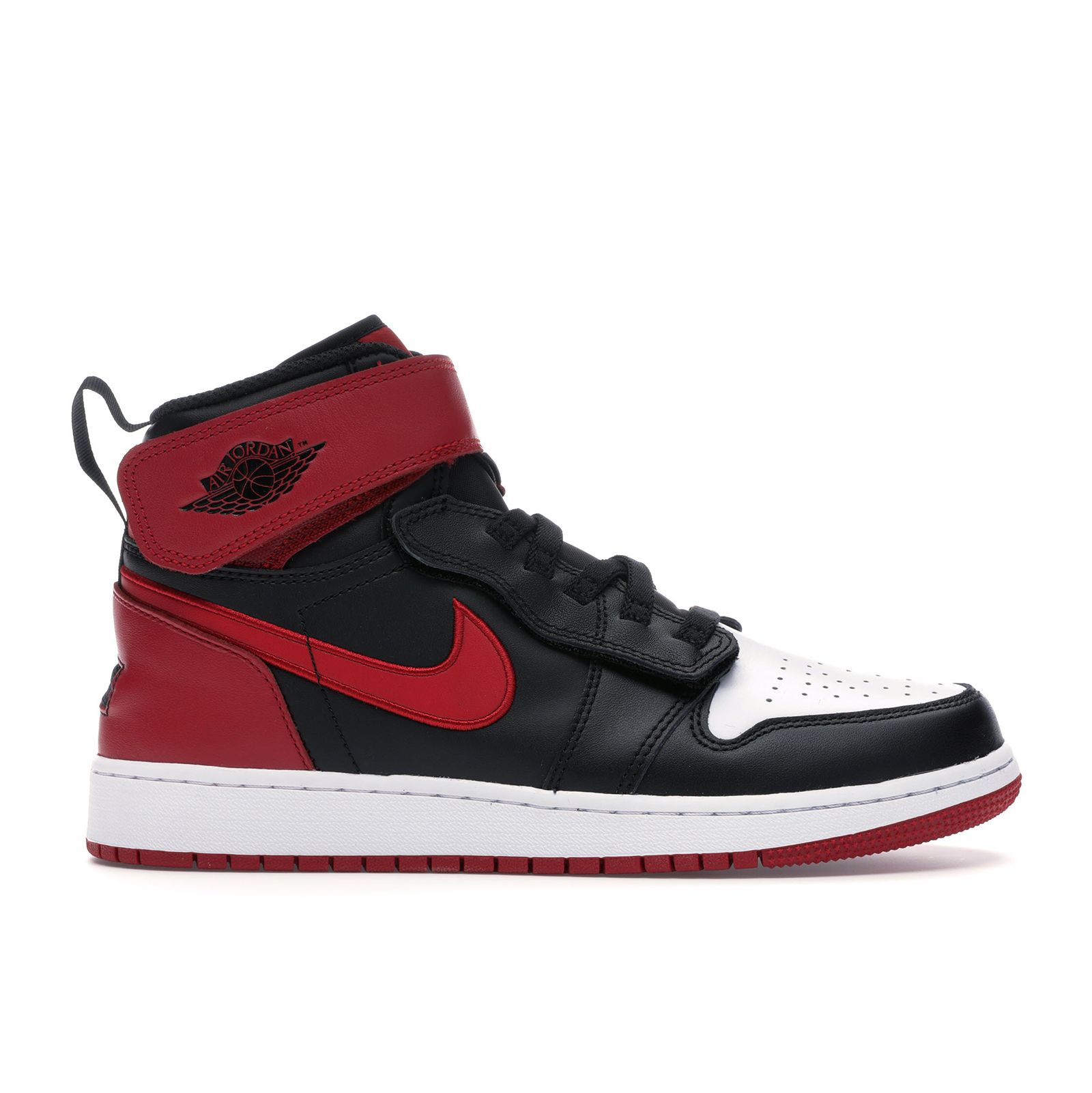 Jordan 1 High FlyEase Bred White Toe (GS)