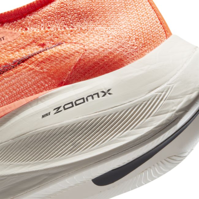 Nike Air Zoom Alphafly NEXT% Flyknit Damen-Straßenlaufschuh für Wettkämpfe - Orange