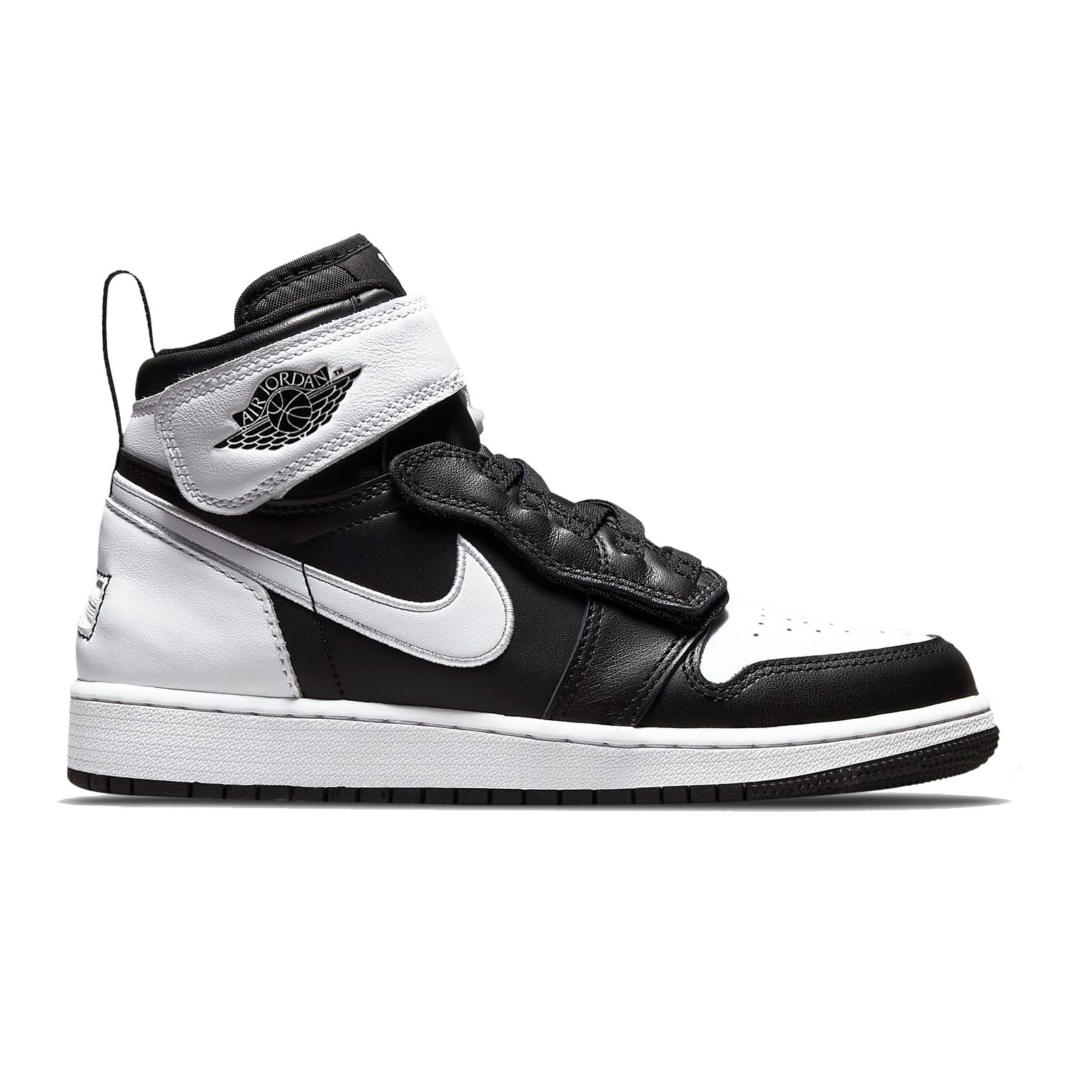 Jordan 1 High FlyEase Black White (GS)