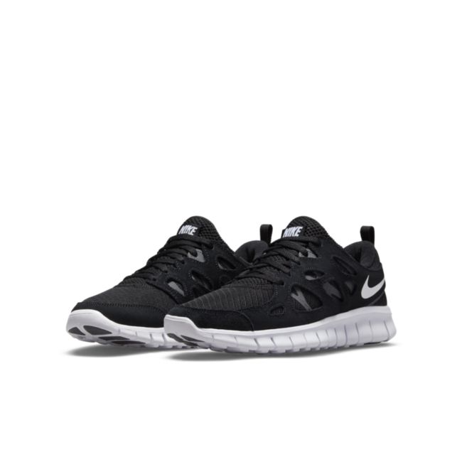 Nike Free Run 2 Schuh für ältere Kinder - Schwarz