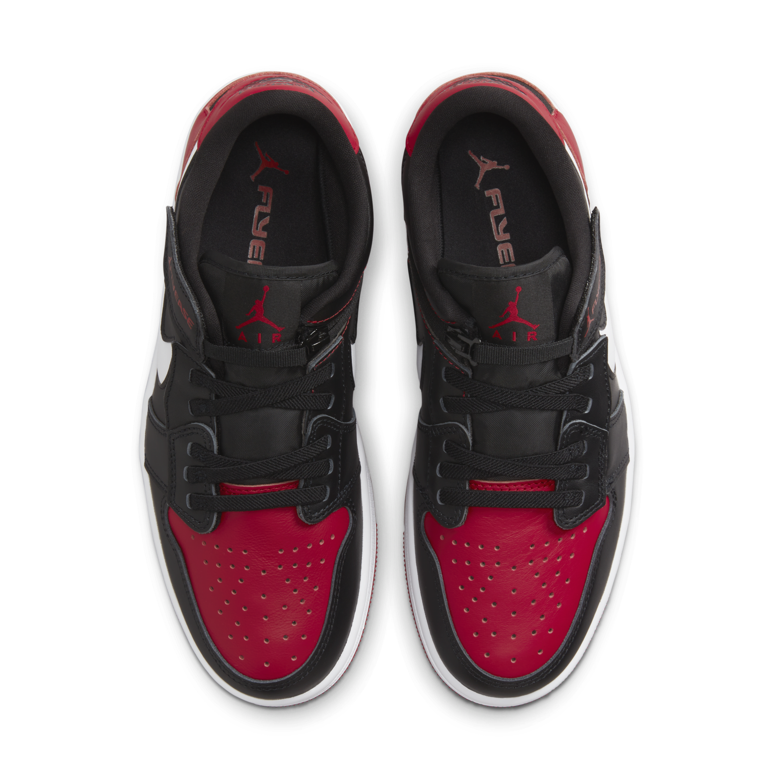 Air Jordan 1 Low FlyEase Herrenschuh für einfaches An- und Ausziehen - Schwarz