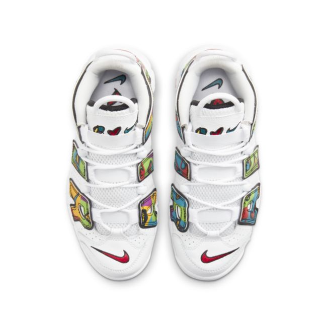 Nike Air More Uptempo Schuh für ältere Kinder - Weiß