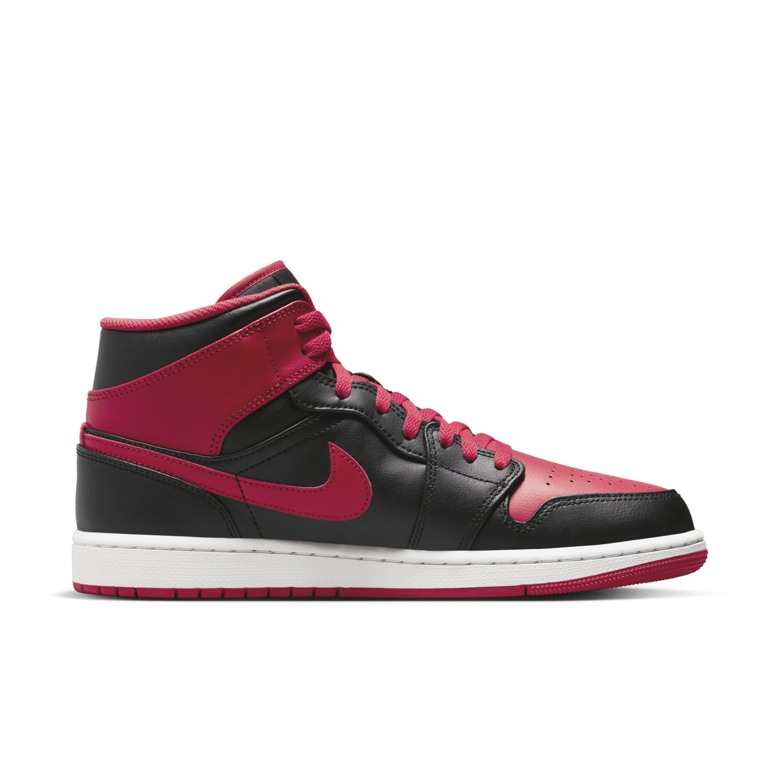 Air Jordan 1 Mid Herrenschuh - Schwarz