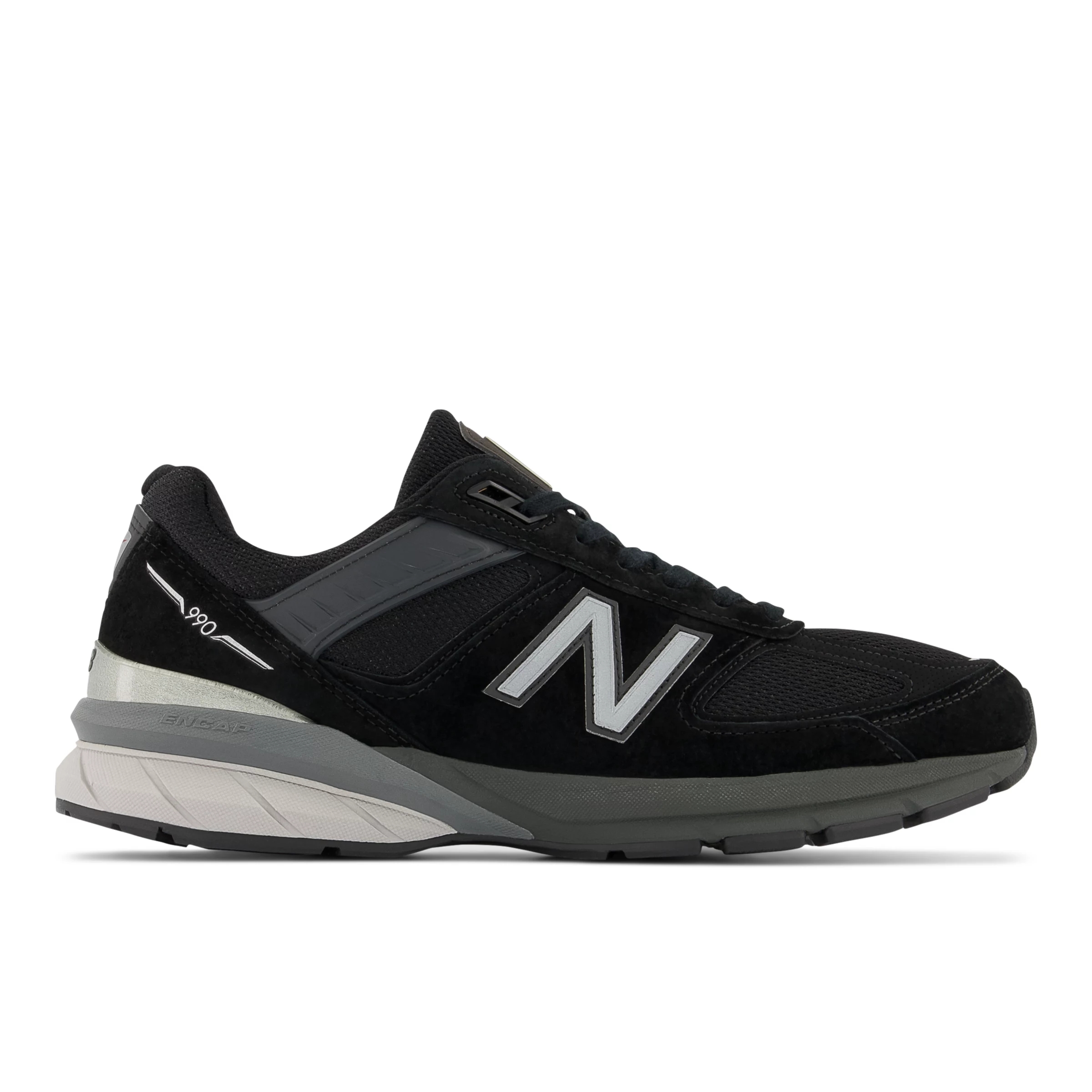 New Balance Herren Made in USA 990v5 Core - Schwarz/Grau, Schwarz/Grau