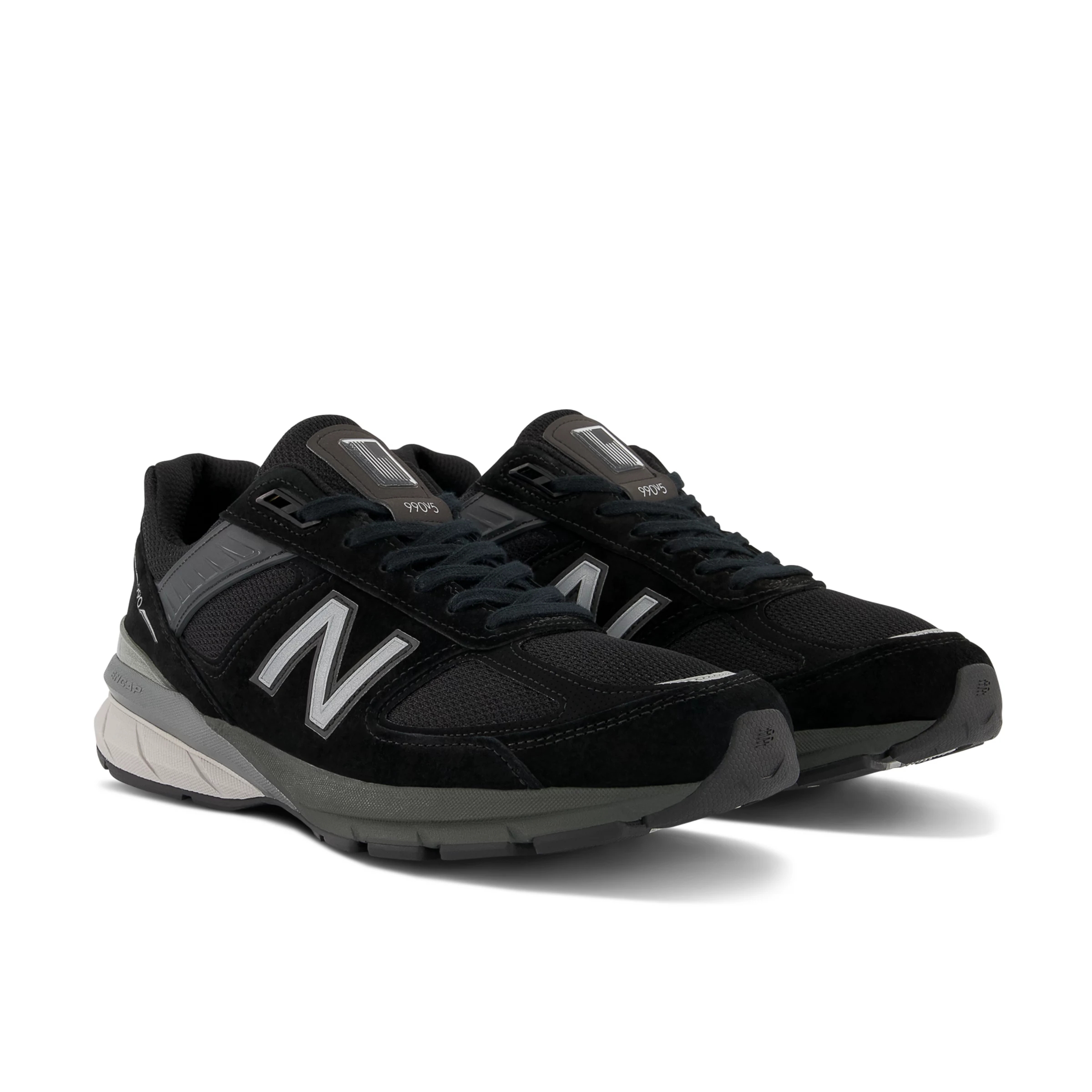 New Balance Herren Made in USA 990v5 Core - Schwarz/Grau, Schwarz/Grau