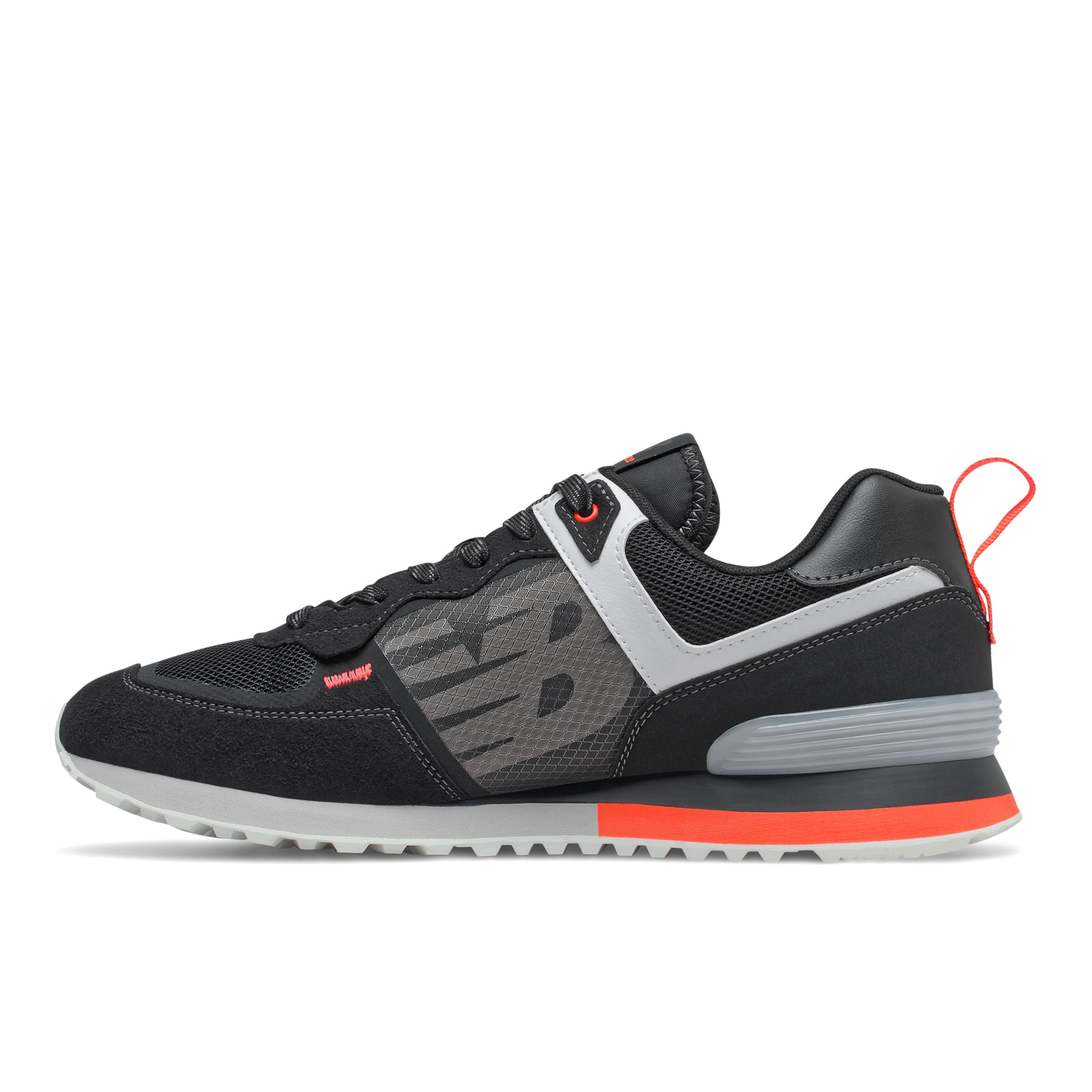 New Balance Herren 574 - Schwarz/Orange, Schwarz/Orange