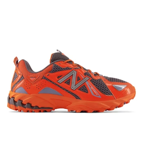 New Balance Herren 610v1 in Orange/Grau/Violett, Synthetic, Größe 44