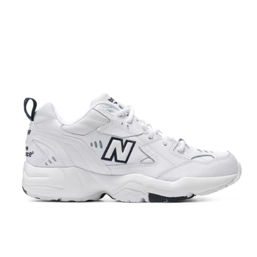 New Balance Herren MX608V1 in Weiß/Blau, Mesh/Synthetic, Größe 43