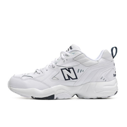 New Balance Herren MX608V1 in Weiß/Blau, Mesh/Synthetic, Größe 43