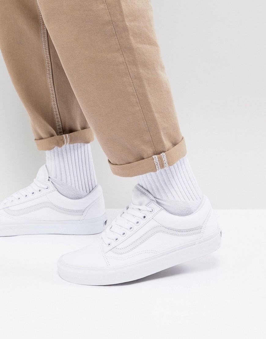 Vans – Old Skool – Weiße Sneaker