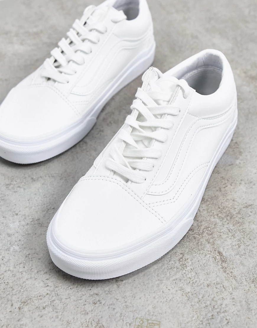 Vans – Old Skool – Weiße Sneaker