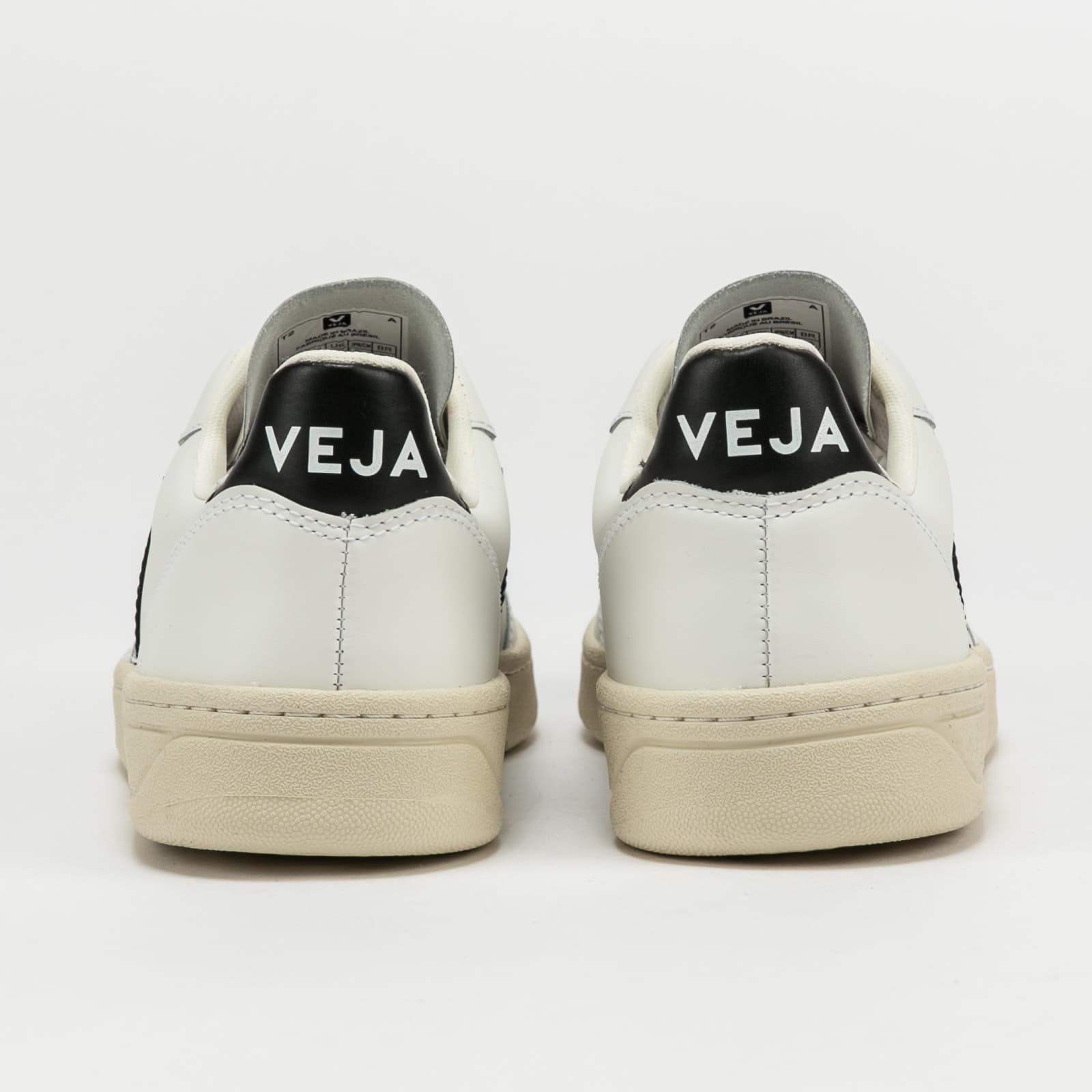 Veja W V-10 Leather Extra White/ Black