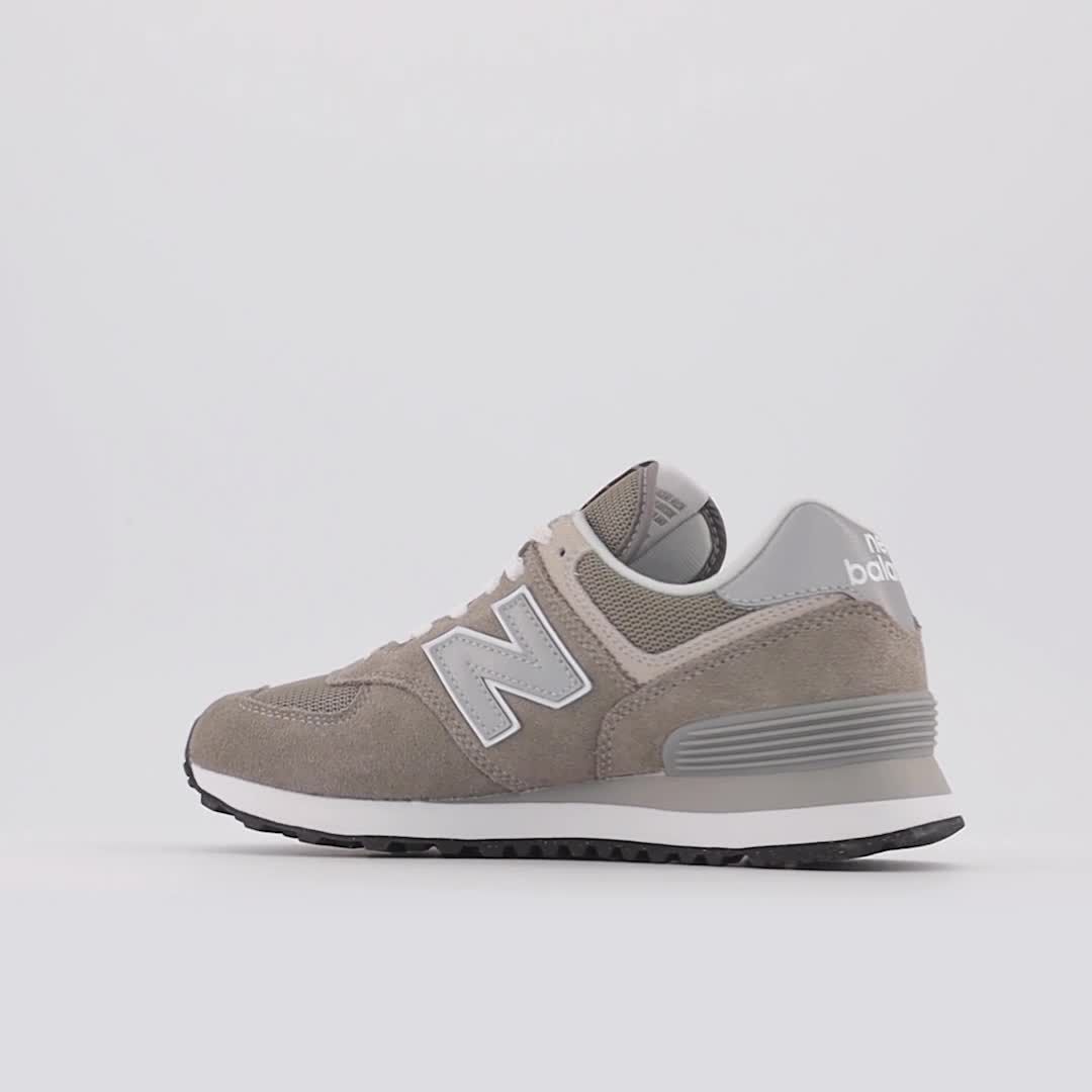 New Balance  Damen 574v3 - Grau/Weiß, Grau/Weiß